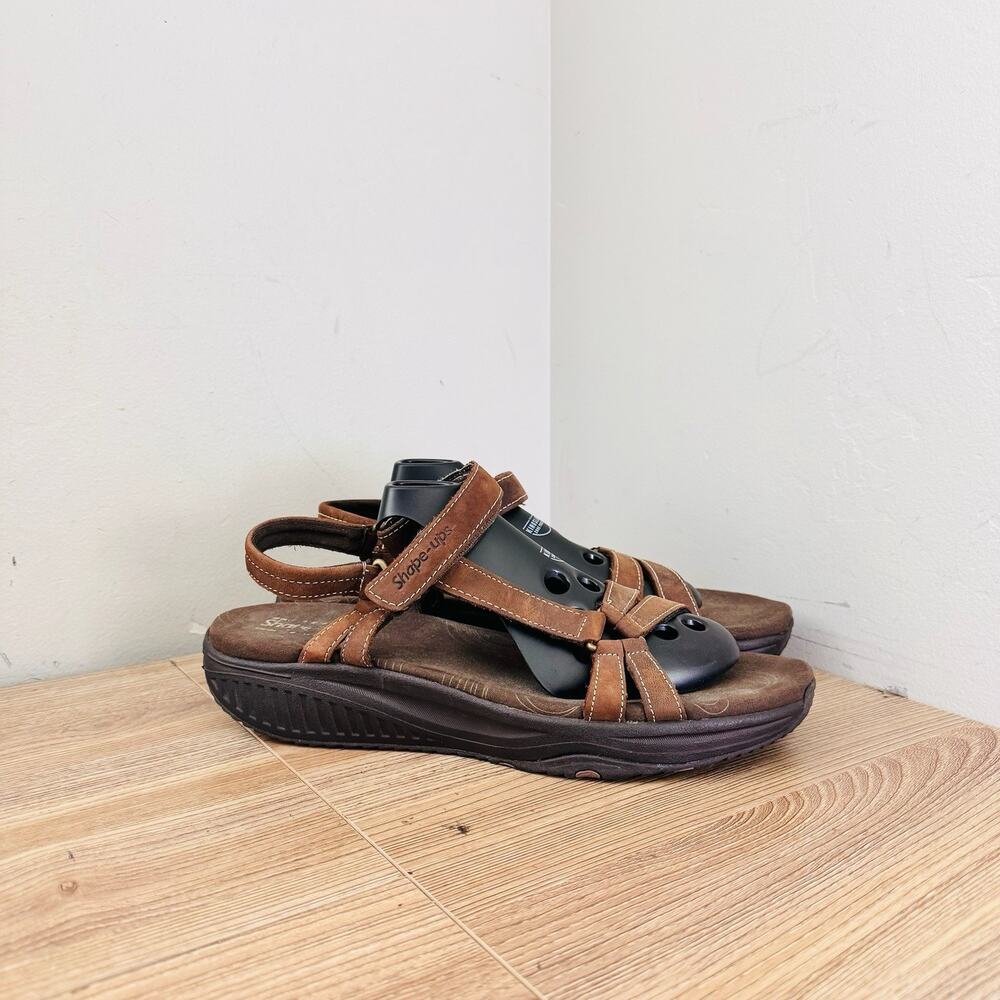 Skechers Shape-Ups sandals Brown Women’s Size 11 - Picture 5 of 11